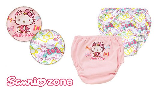 可愛いハローキティデザインの2枚組トレパン！