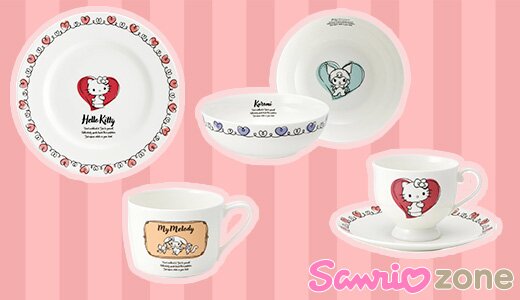 サンリオ×ナルミボーンチャイナ！食卓が華やかに