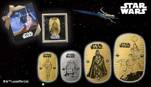 スター・ウォーズの感動を純金・純プラチナ小判として手元に