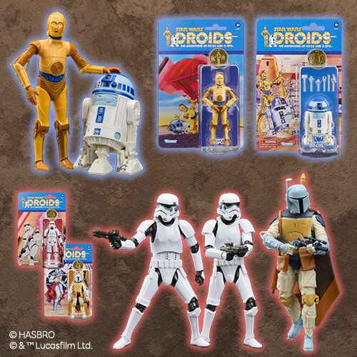 『スター・ウォーズ：ドロイドの大冒険』 アクションフィギュア
