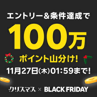 【ブラックフライデー連動企画】エントリー&クリスマス対象ショップを含む2ショップ以上の買いまわりで100万ポイント山分け！
