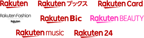 楽天サービス一覧 Rakuten Rakutenブックス Rakuten Card Rakuten Fashion Rakuten Bic Rakuten BEAUTY Rakuten music Rakuten24