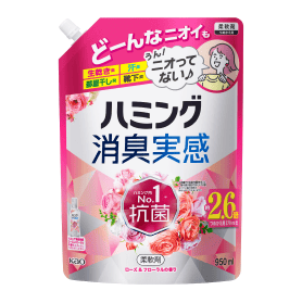 ハミング消臭実感 ローズ&フローラル つめかえ 950ml