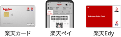 楽天カード・楽天ペイ・楽天Edy