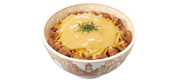 とろ〜り３種のチーズ牛丼