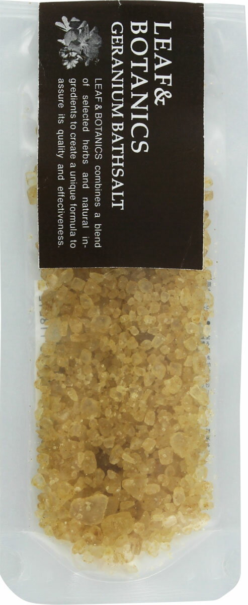 リーフ&ボタニクス バスシュガー ゼラニウム 40g