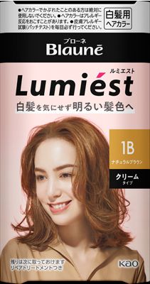 楽天市場】花王 ブローネ ルミエスト ヘアカラー 1B ナチュラル