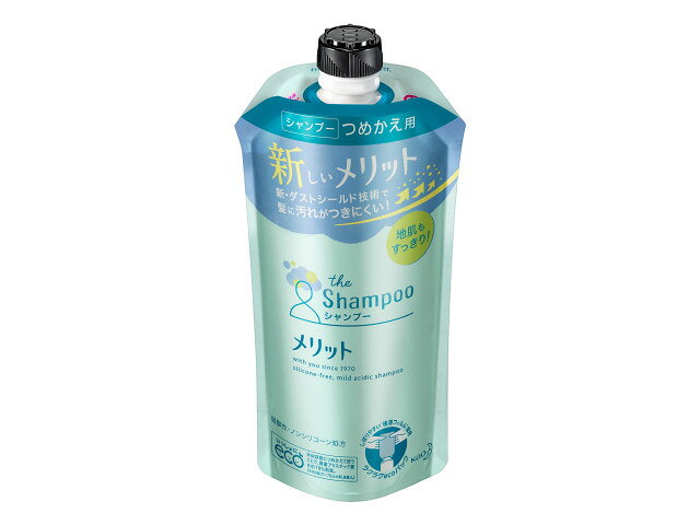楽天市場】花王 メリット リンスのいらないシャンプー クール つめかえ