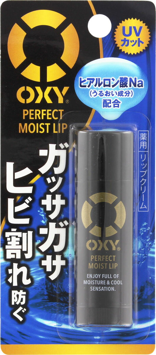 OXY パーフェクトウォーターリップ COOL 薬用リップクリーム 5本セット 楽天市場】ロート製薬 オキシー 薬用パーフェクトモイストリップ 4.5g