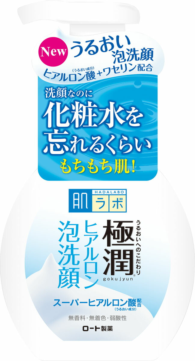 【３６個セット】【１ケース分】 ロート製薬 肌ラボ 極潤ヒアルロン泡洗顔(160ml)×３６個セット　１ケース分 楽天市場】ロート製薬 肌ラボ 極潤 ヒアルロン泡洗顔 160ml | 価格比較