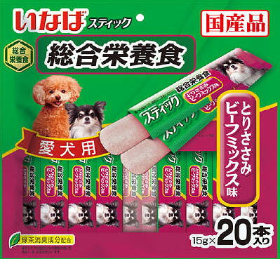 楽天市場】いなば食品 いなば スティック 20本入り 総合栄養食 とり