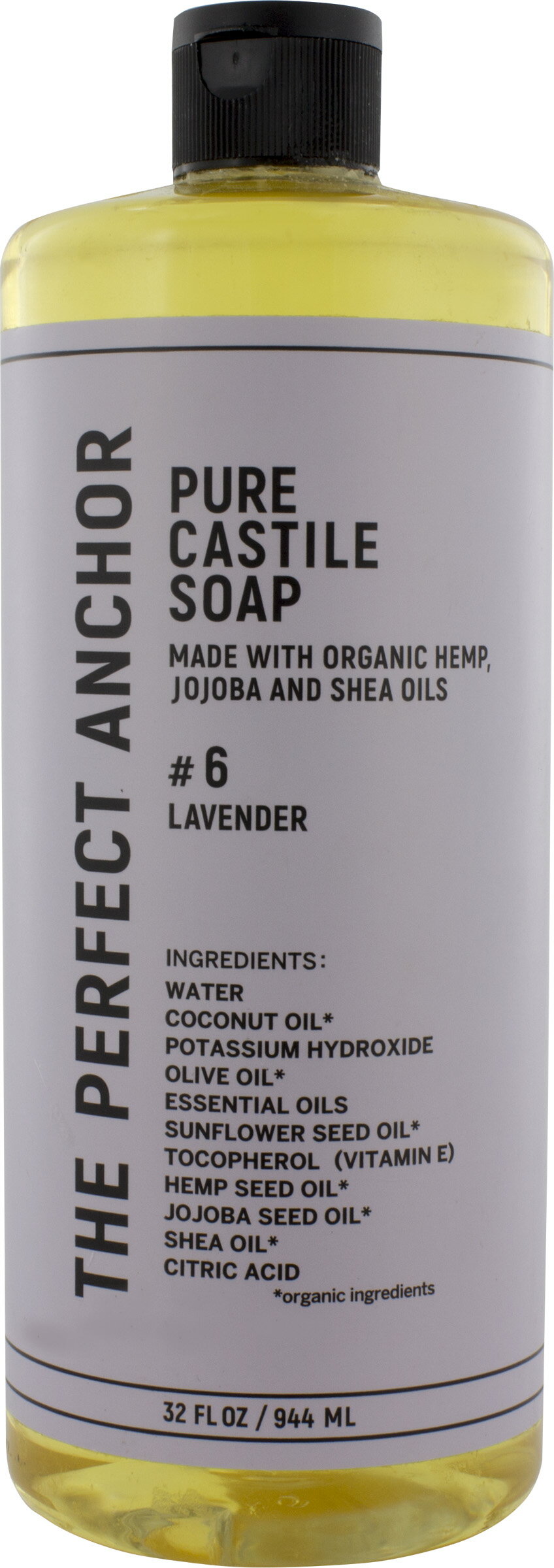 ザ・パーフェクトアンカー ピュアカスチールソープ #6ラベンダー 944ml