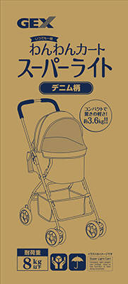 楽天市場】ジェックス GEX わんわんカート スマートハンディ デニム柄