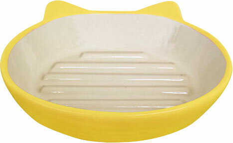 イージーダイナーキャットディッシュ イエロー
