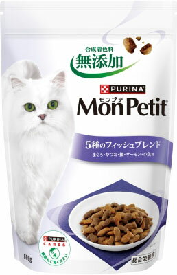 モンプチ ドライ バッグ 5種のシーフードブレンド 600g