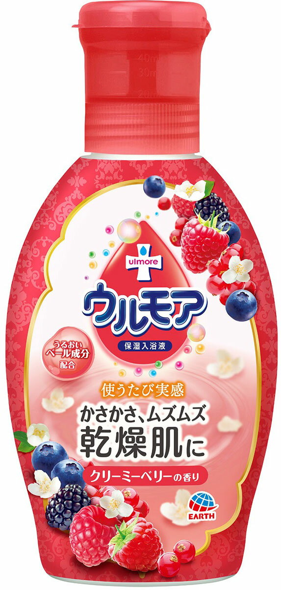 楽天市場】アース製薬 保湿入浴液 ウルモア クリーミーローズ