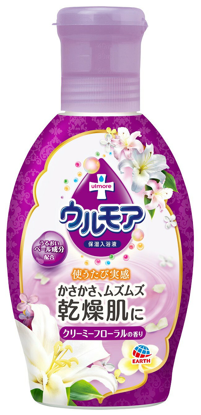 楽天市場】アース製薬 保湿入浴液 ウルモア クリーミーローズ