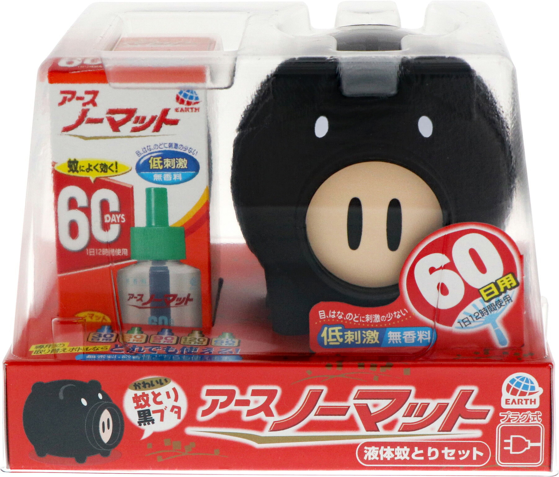 楽天市場】アース製薬 アースノーマット 蚊取り 取替えボトル 180日用 