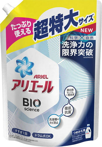 アリエールバイオサイエンスジェル 詰め替え1,800g　12個セット 楽天市場】アリエール バイオサイエンスジェル 1800の通販