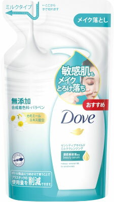 ダヴ センシティブマイルド ミルククレンジング つめかえ用 180ml