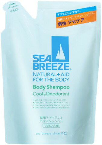 SEA BREEZE(シーブリーズ) ボディシャンプー S クール&デオドラント(つめかえ用)400ml