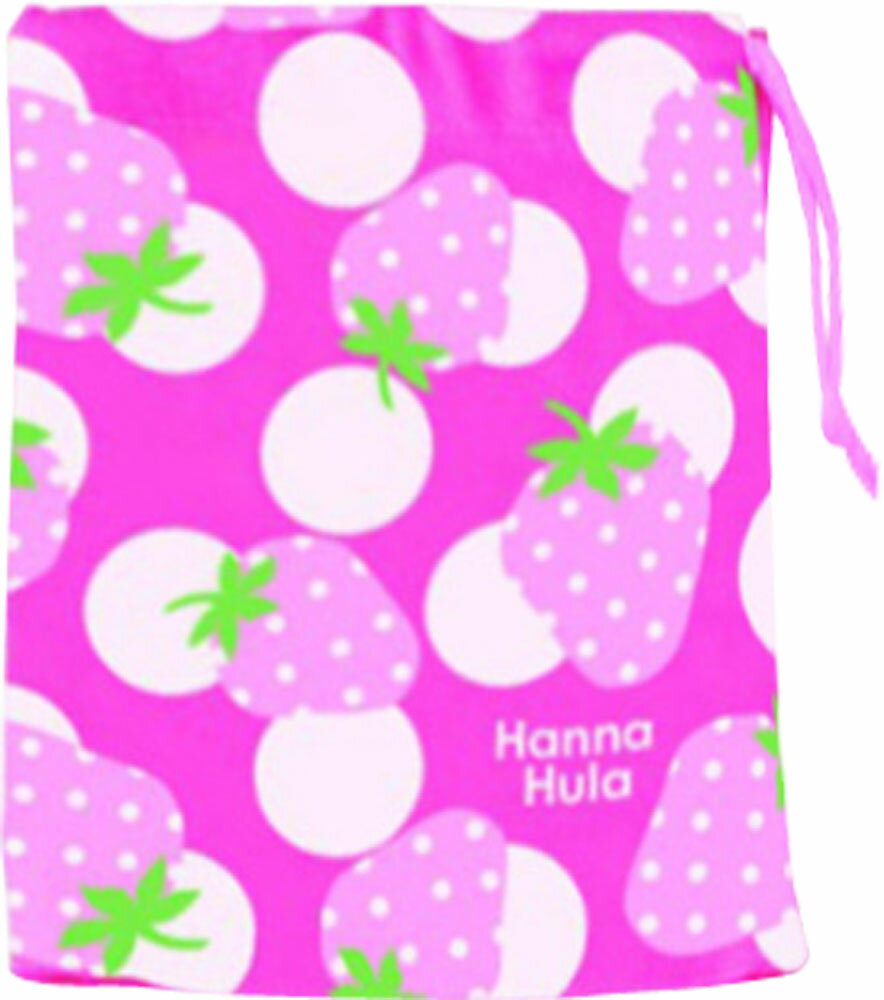 ハンナフラキッズ コップ袋 いちご 1枚