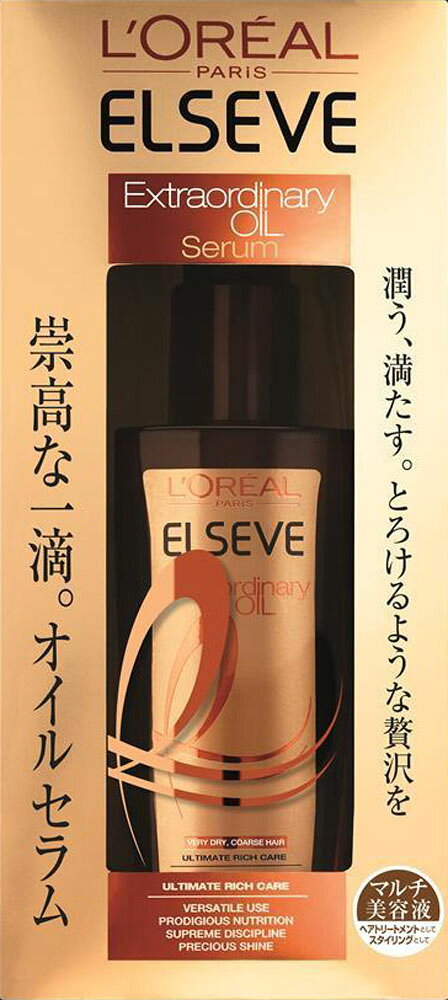 楽天市場】日本ロレアル ロレアル パリ ヘアオイル ピュア セラム 無