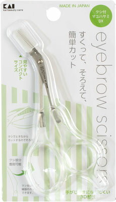 KQ3030 クシ付きマユハサミDX クリア