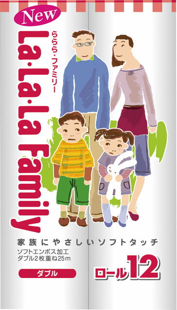 楽天市場】大分製紙 ニューらららファミリー25M 12R W | 価格比較