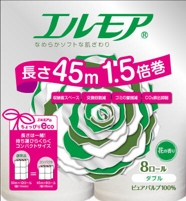 楽天市場】カミ商事 エルモア 贅沢三枚トイレットロール 12