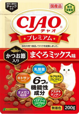 楽天市場】いなば食品 CIAO プレミアム かつお節入り まぐろミックス味