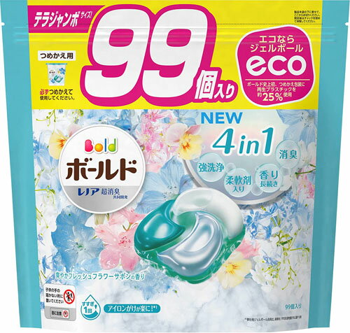 楽天市場】P&Gジャパン(同) ボールド ジェルボール4D フレッシュ