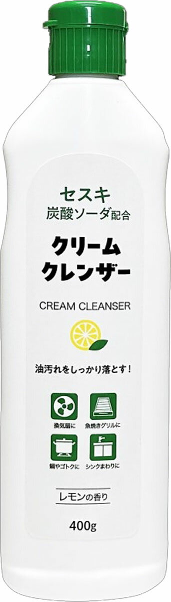 楽天市場】ミツエイ セスキ炭酸配合クリームクレンザー ホワイト 400g