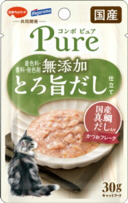 コンボ ピュア キャット パウチ かつお・国産真鯛だし入り 30g