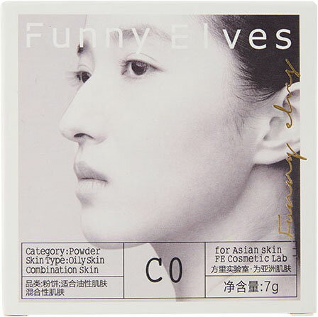 FunnyElves ソフトマットプレストパウダー C0