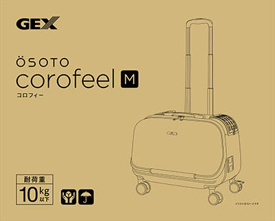 楽天市場】ジェックス GEX OSOTOキャリー roller ローラーS ブラック