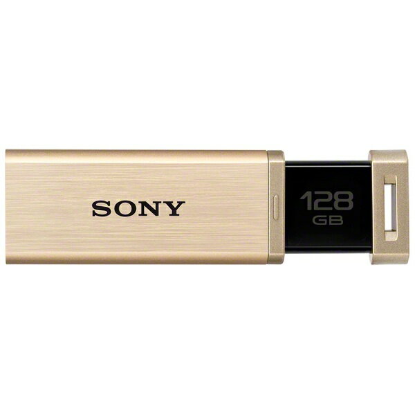 【新品未開封】SONY USBメモリーUSM128GU/B Amazon | ソニー USBメモリ USB3.1 128GB ブラック キャップレス
