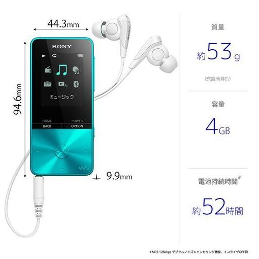 SONY ウォークマン Sシリーズ NW-S313(L)