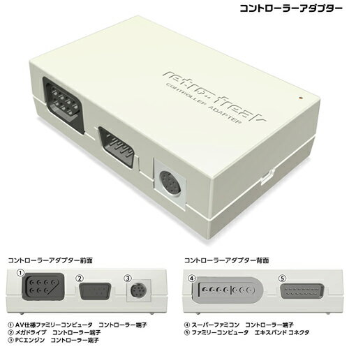 CYBER Gadget レトロフリーク コントローラーアダプターセット CY-RF-B