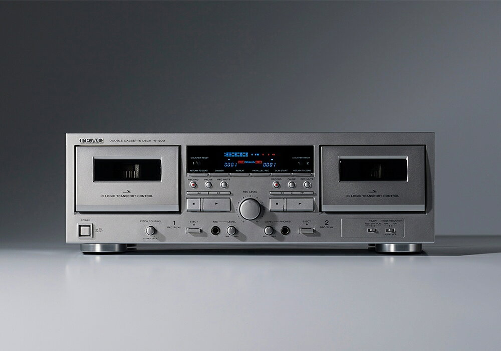 N42 TEAC ダブルカセットデッキ ゴールド 昭和レトロ N42 TEAC ダブル