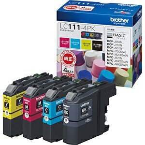 brother インクカートリッジ LC111-4PK 4色