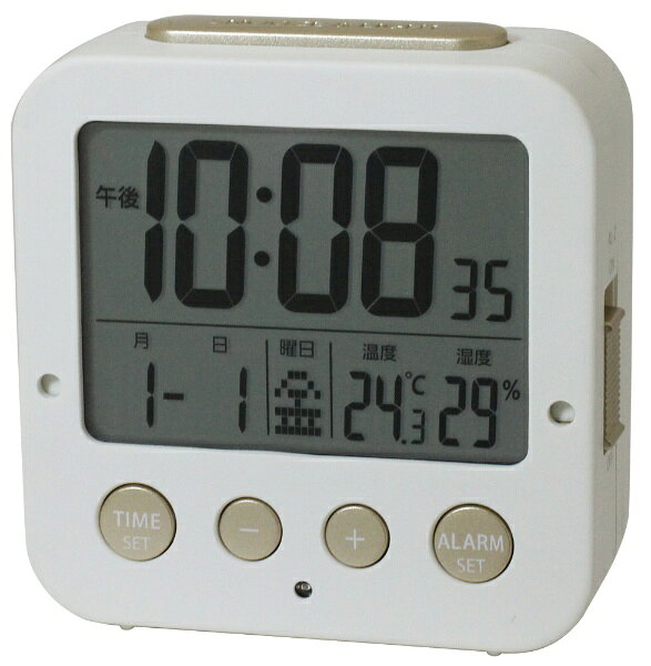 楽天市場】クレファー CREPHA Wアラーム デジタル 電波時計 IAC-5637