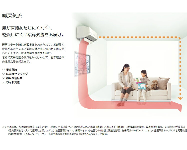 楽天市場】ダイキン工業 DAIKIN エアコン AX F40UTAXP-W | 価格比較