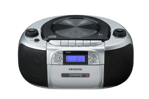 YAMAZEN 山善 CDラジカセ YCD-C600(S) ラジオ カセット YCD-C600(S)｜山善(YAMAZEN) キュリオム CDラジカセ (AM/FM