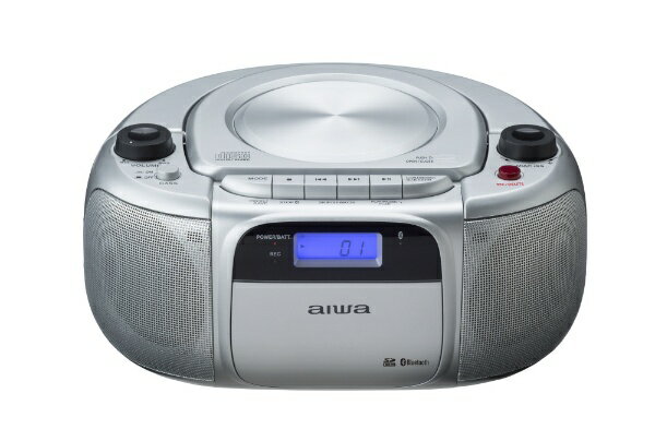 aiwa CR-BS50 ブラック アイワ AIWA Bluetooth対応CDラジオ ブラック［電源:AC100V/単2