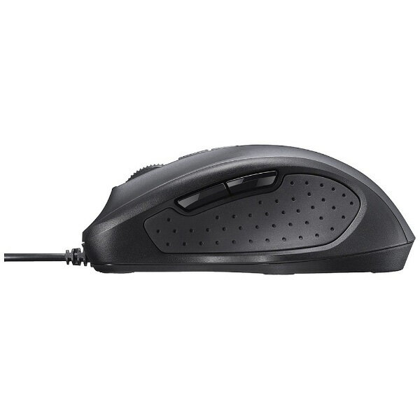 iBUFFALO 有線BlueLED光学式マウス 静音/5ボタン BSMBU308BK