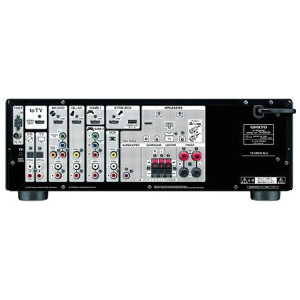 楽天市場】オンキヨー ONKYO AVレシーバー TX-SR343(B) | 価格比較