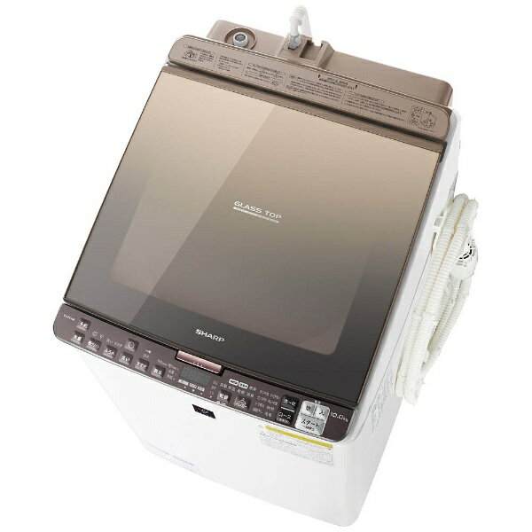 楽天市場】シャープ SHARP 縦型洗濯乾燥機 ES-PW10E-T | 価格比較