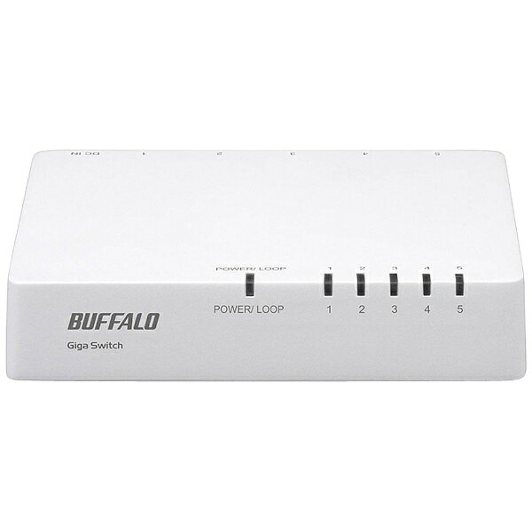 楽天市場】バッファロー BUFFALO スイッチングハブ LSW4-GT-5NS/WH 