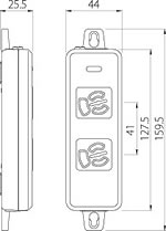 M.K.S OA用抜止接地タップ2コ口コー MR7902TJ3